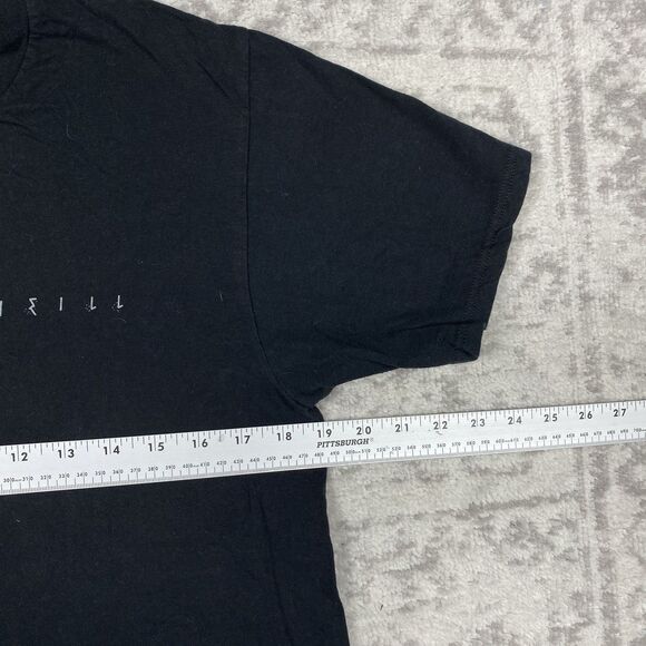 O'Neill Surf T Shirt Black Casual Mens Short Sleeve Surfing Skull Size Medium - Picture 5 of 5